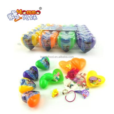 China ST-005 Natural Heart Shape Surprise Candy With Small Toy And Tattoo for sale