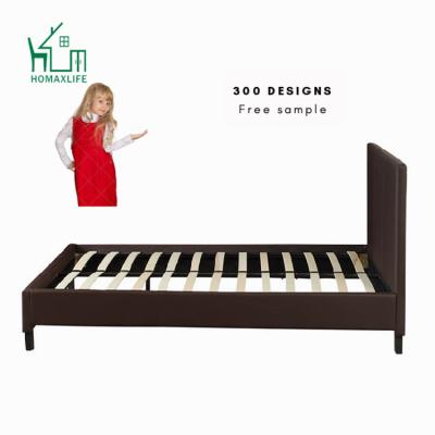 China Free Sample PU Tufted Bed With Storages for sale