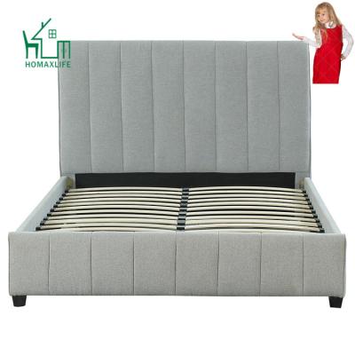 China Balanced headbord& Footboard Free Sample Set 80x210 90x210 Modern Black Bedframe for sale