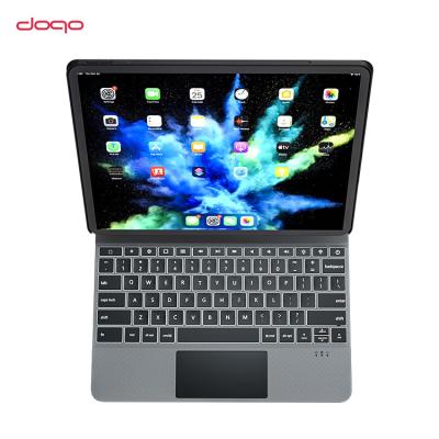 China Anti-ghosting Top Grade Leather Portable Wireless Magnetic Keyboard Case For Ipad Pro 2018/2020/2021 With Backlight for sale