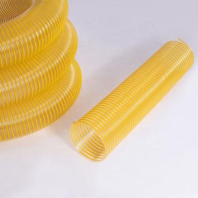 China High Quality Industry Wall Polyurethane Hose Smooth Inner Suction Tube For Industrial Vacuum Cleaners And Printing Machines for sale