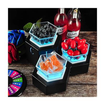 China New Viable Chinese Wholesale Fruit Tray Nightclub Tray Dish Fruit Divided Tray for sale