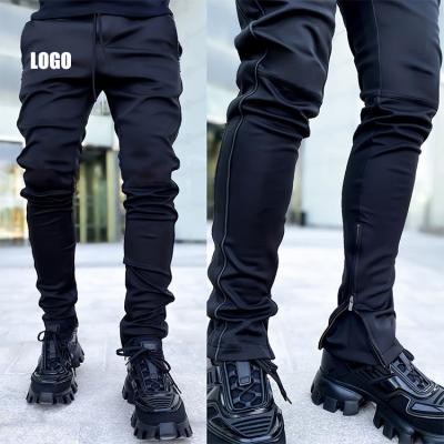 China 2021 Breathable Custom LOGO Men Plus Size Gym Reflective Joggers Streetwear Traning Pants Reflective Pants for sale