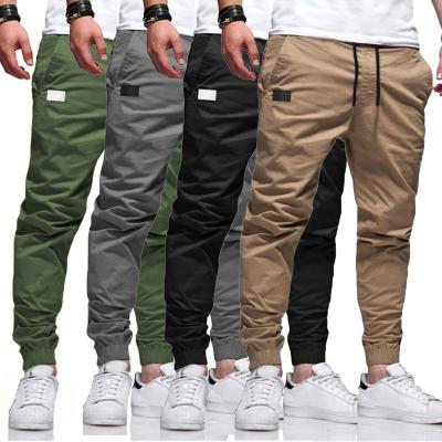 China Solid Color Drawstring Breathable Wholesale Cargo Pants Sports Running Jogging Pants Mens Sweatpants for sale