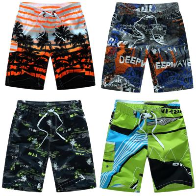 China 2021 Men Summer Beach Breathable Breathable Shorts Printing Quick Dry Plus Size Loose Casual Shorts for sale