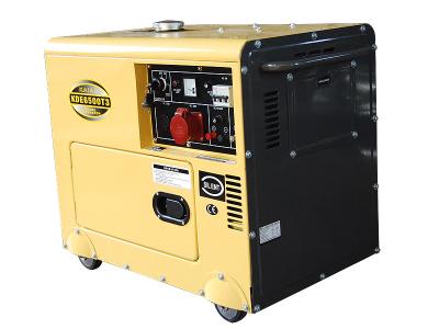 Chine générateur diesel miniature KDE6500T3 de réservoir de carburant 15L avec le panneau de commande numérique à vendre