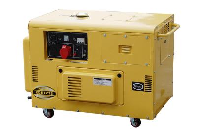 China 50HZ triplican los pequeños generadores diesel de la fase para la copia de seguridad casera, generador diesel silencioso 10kva en venta