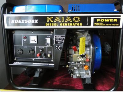 China 3600rpm 60hz Open Frame Diesel Generators , Portable Diesel Generator 3KW for sale