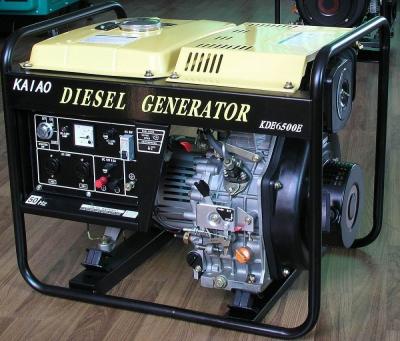 China High Efficiency Open Frame Diesel Generators , 60hz 5kva Diesel Generator for sale