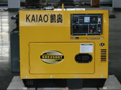 China Generador diesel silencioso la monofásico 3kva, generador diesel reservado portátil en venta