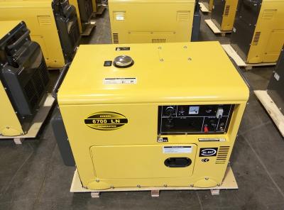 China 220 Volt 22A Sound Proof Diesel Generator With Single Cylinder Four Stroke Engine for sale