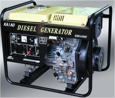 China Generadores diesel la monofásico de la CA 5KW pequeños, generador diesel compacto en venta