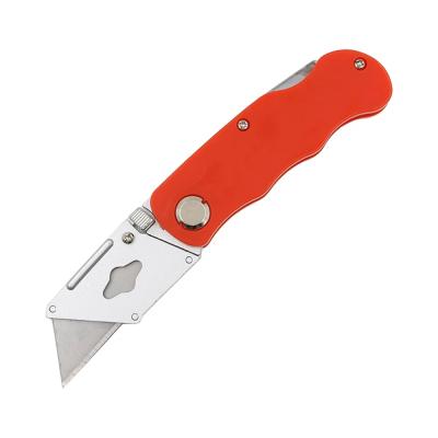 China Mulit-purpose snap off retractable box blade cutter knife plastic sliding utility knife for sale