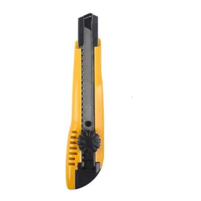 China Colorful Mulit-purpose Cutter Knife Locking Non-slip Retractable Blade Safety Utility Knife for sale