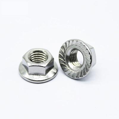 China Heavy Industry 304 Hex Bolt Nuts Lock Nuts Stainless Steel Machine Flange Finish Nuts for sale