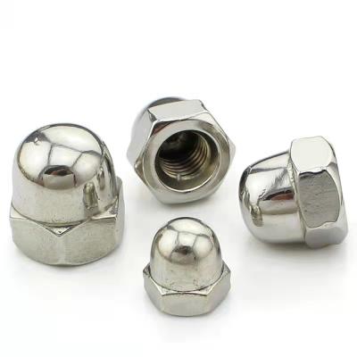 China Wholesale High Quality Heavy Industry 304 Stainless Steel Cap Acorn Hex Doem Head Nut and DIN1587 Hex Cap Nut for sale