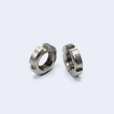 China High quality heavy industry 304 stainless steel round slot nuts practical nut check nut with reasonable price for sale