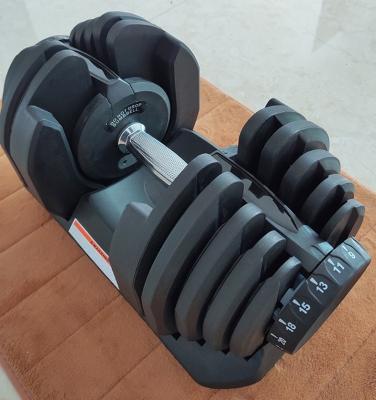 China Durable High Quality Custom Adjustable Dumbbell Sets Multiweight Options Weighted Dumbbell With Anti-Slip Nylon Handle for sale