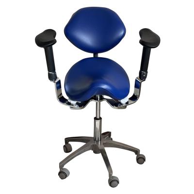 China Modern OEM Hospital Clinic Dentist Operator Dental Doctor Saddle Surgical Microscope Stool Chair for sale