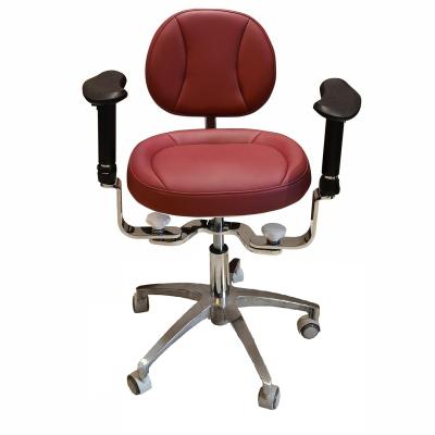 China Unit Steel Doctor Operator Equipment Dentist Clinic OEM Microscope Chair Dental Surgical Stool for sale