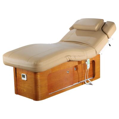 China Traditional Cosmetic Salon Chair Pedicure Table Massage Beauty Cosmetology Spa F650 Electric Facial Bed for sale