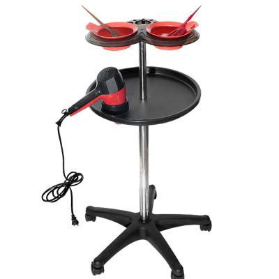 China Wholesale Modern Factory New PP Plastic Silent Caster Hair Dresser Trolley Salon for sale