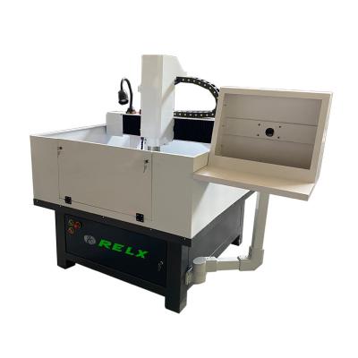 China Building Material Stores Relx Shoe Mold 6060 CNC Engraving Milling Machine For Metal for sale