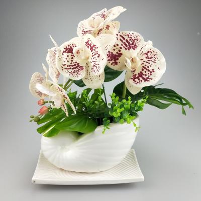 China 2021 models of hot-selling natural artificial flower arrangement box in from AMAZONE/EBAY floress in ceramic pot for sale