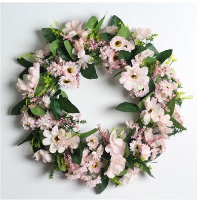 China Plastic Wholesale Competitive Price Large Size Artificial Silk Flower Garland For Christmas Thanksgiving Giving Mother s Day for sale