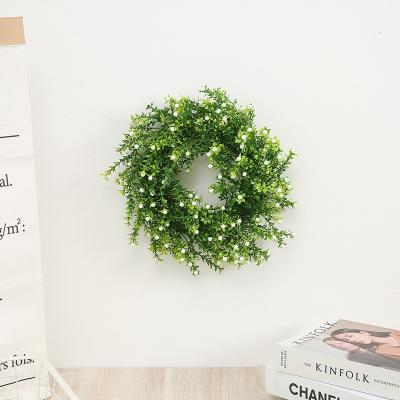 China Factory wholesale plastic forever spring green garland for decoration for sale