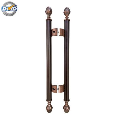 China Wholesale Antique Handle Antique Brass Tempered Glass Pull Stainless Steel DMD-H02 Wooden Door Handle for sale