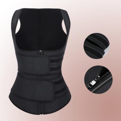 China 2021 Top Selling 100% Breathable Latex Women Waist Trainer Corset Vest Women Shapewear Body Shaper Slimming Belt Waist Trainer for sale