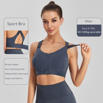 China 2022 Antibacterial Fitness Sports Bra Adjustable Straps Wear Women Sports Bra Women Yoga Sports Bra Shockproof Top for sale