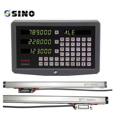 China SINO SDS 2-3VA Linear Digital Readout DRO Kit 3 Axis Digital Readout Scale Encoder For Milling Machines zu verkaufen