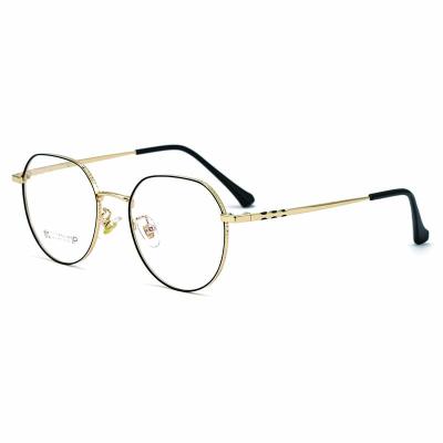 China Ultra light/comfortable to wear hot sale Boston type ultralight and comfortable titanium glass prescription women optical frames for sale