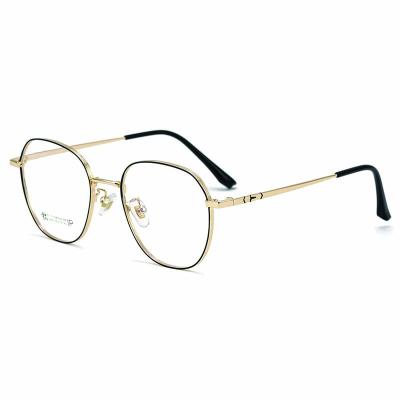 China Ultra Light/Comfortable To Wear 2022 New Fashion Aviation Women's Optical Glasses Sight Titanium Eye Glasses Sight for sale