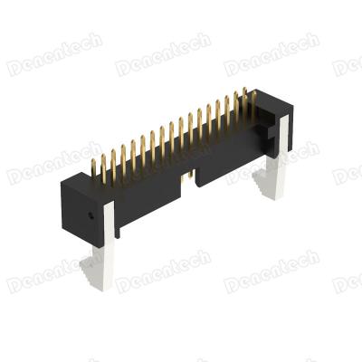 China Delentech PCB 2.0mm Straight Row H16.2 Dual DIP Ejector Male Header Connector for sale