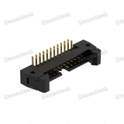 China Desentech PCB 2.00mm Pitch H12.0 Dual Row Ejector Header Right Angle Connector for sale