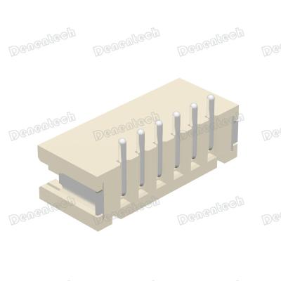 China Single Row 1.50mm Pitch Wafer Header H5.10 ZH Type PCB Denentech Connector for sale