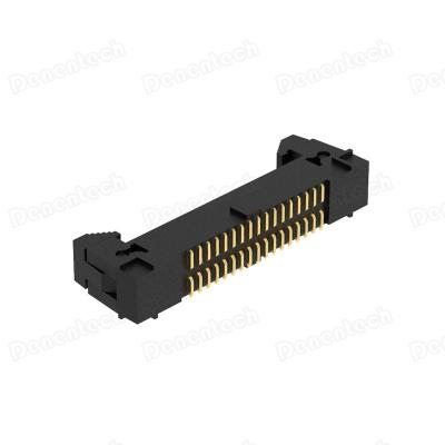 China PA6T Denentech 1.27mm Ejector Header H11.30 Dual Row SMD Connector for sale