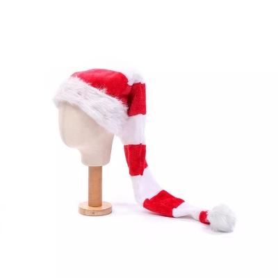 China Wholesale Short Creative Christmas Hat Children's Long Hat Plush Snowman Deer Snowman Plush Christmas Hats for sale