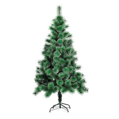 China PVC Custom 150CM White Pine Needle Christmas Tree Ornament for sale