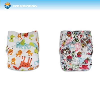 China Wholesale Cloth Printed Newborn Organic Bamboo Diapers for sale