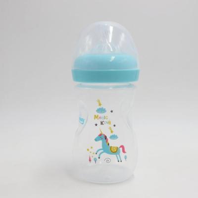 China BPA Free Hot Sale Clear Plastic Baby Bottle for sale