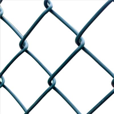 China Corrosion Resistance Galvanized And PVC Coated Sports Field Stadium Fence Wire Mesh Chain Link Fencing for sale