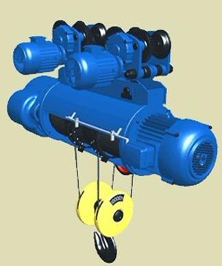 China Double speed wire rope motor hoist 0.5 ton for sale