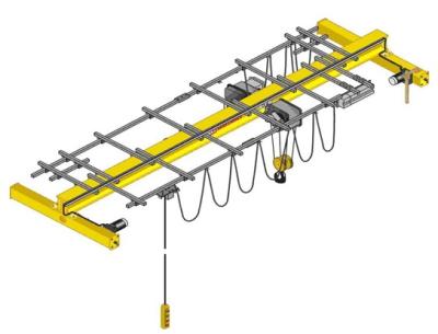 China Europe style single girder bridge crane 20 ton for sale