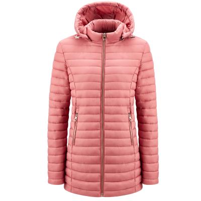 China Cheap Custom Made Cotton Outdoor Nylon Jacket Long Cold Resistance Ladies Hot Selling Cold Resistant for sale