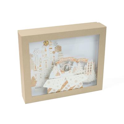 China Christmas Decoration Recyclable Cardboard Paper Custom Lid Lid Gift Box Packaging and Base Box for sale