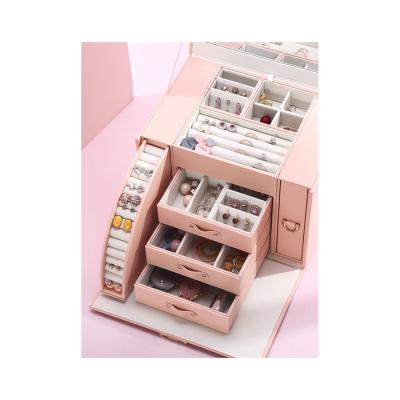 China Wholesale Custom Jewelry Pack Stairs Stacker Style Jewelry Earrings Double Ending Storage Box for sale